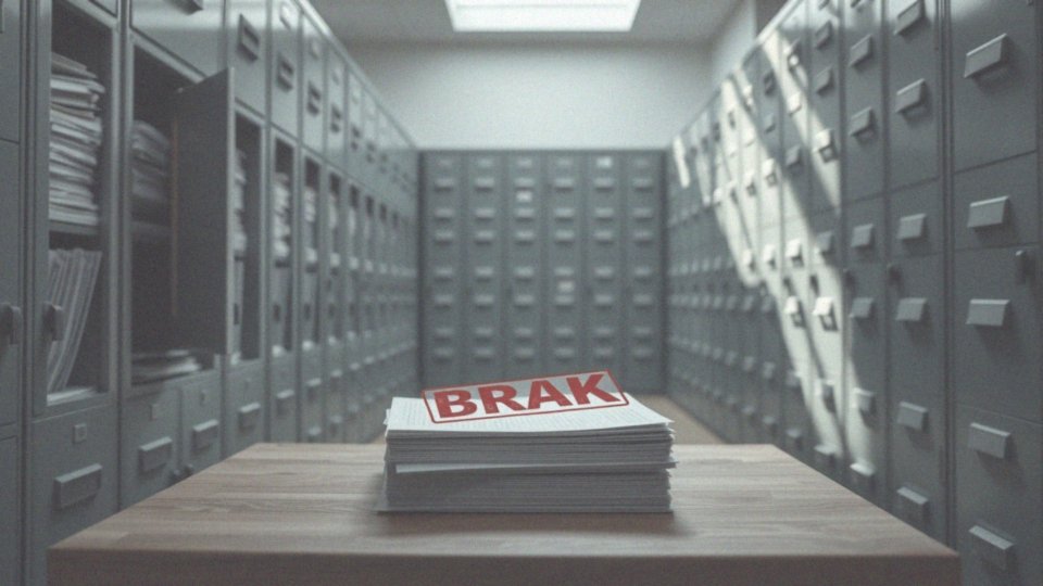 Co to oznacza brakowanie dokumentów z kategorii B5?