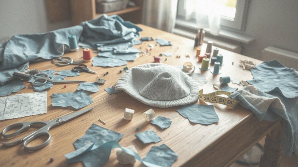 Co zawierają instrukcje szycia do wykrojów czapek?