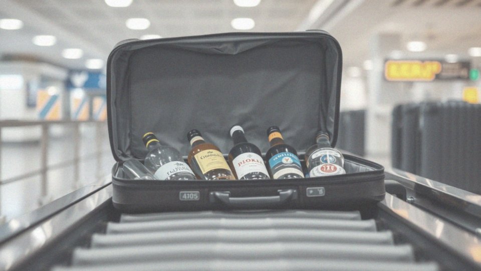 Jakie są limity przewozu alkoholu w bagażu rejestrowanym?