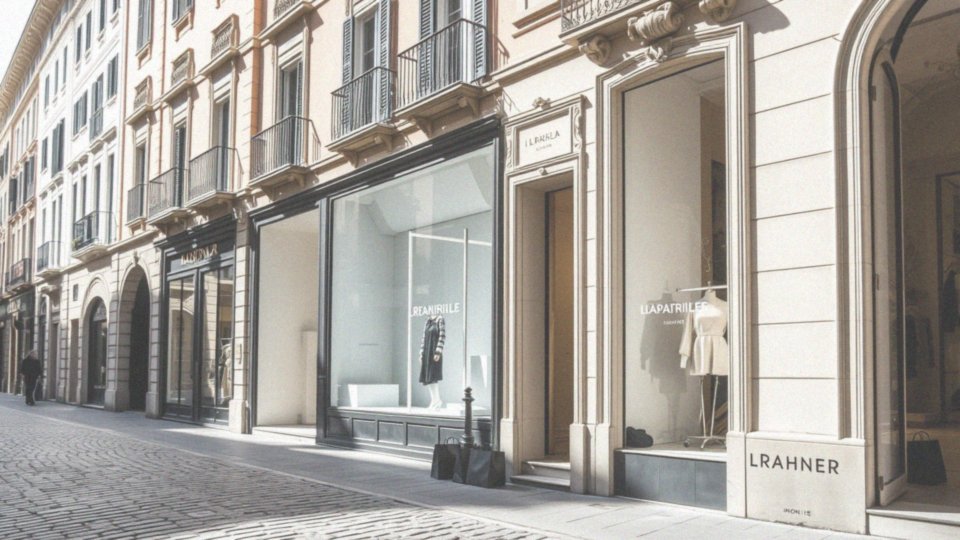 Jakie są adresy znanych butików i showroomów w Mediolanie?