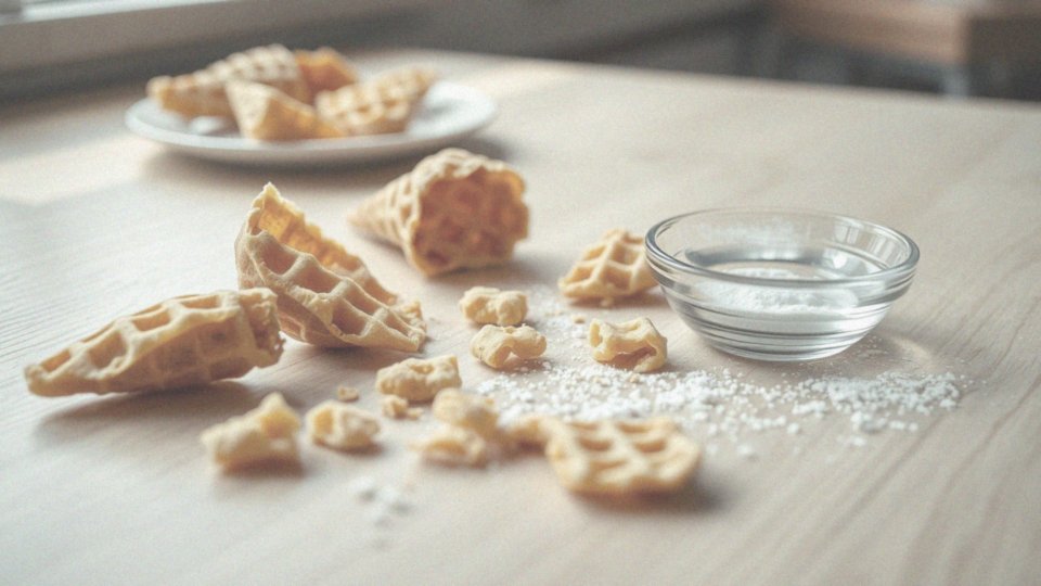 Co wpływa na kaloryczność wafelka do lodów?