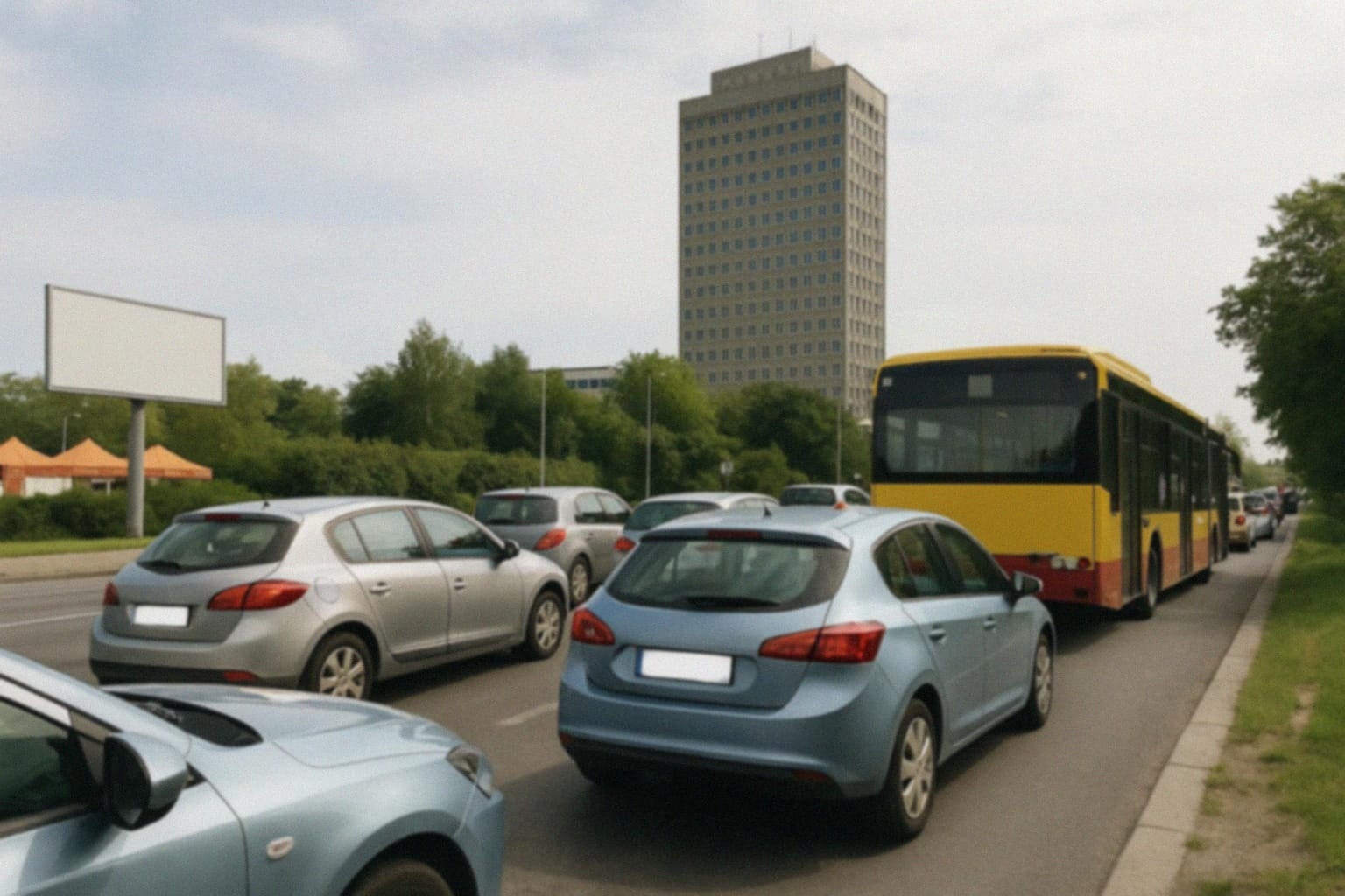 Tymczasowa organizacja ruchu na ulicy bocznej Strażackiego w Wodzisławiu Śląskim