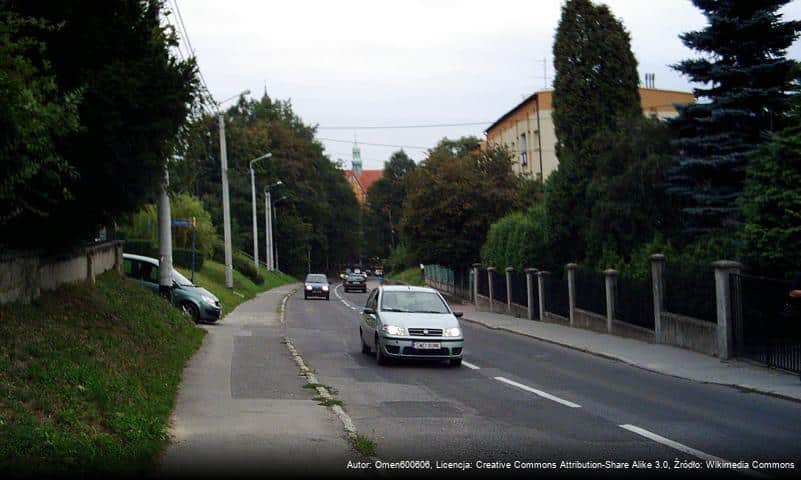 Ulica Radlińska w Wodzisławiu Śląskim